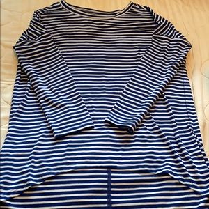 Girls Old Navy hi-low tunic navy 10-12